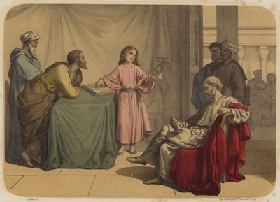 Jesús entre los doctores de Jean Baptiste Auguste Leloir