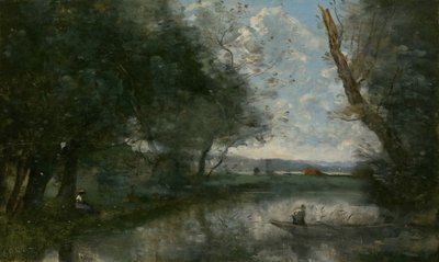 Paisaje, 1865-70 de Jean Baptiste Camille Corot