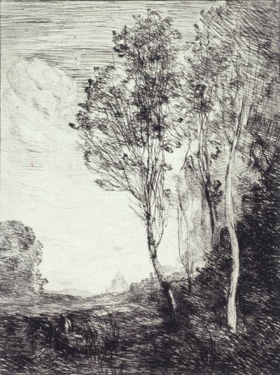 Recuerdo de Italia de Jean Baptiste Camille Corot