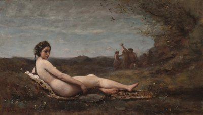 El reposo de Jean Baptiste Camille Corot