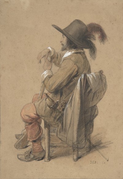 Caballero sentado de Jean Baptiste Madou