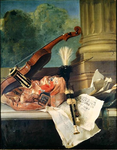 Atributos de la Música de Jean Baptiste Oudry