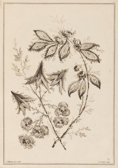 Rama de flores de Jean Baptiste Pillement