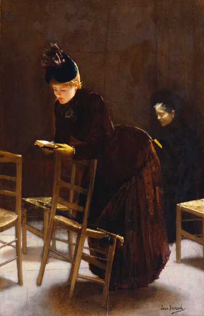 Mujer rezando de Jean Beraud