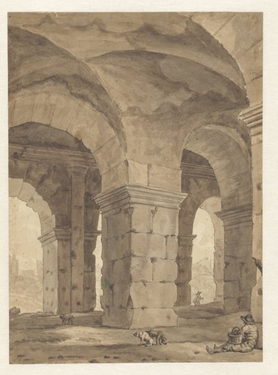 Bajo los arcos del Coliseo de Jean Grandjean