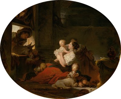 La familia feliz de Jean Honore Fragonard