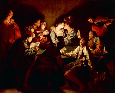 Concierto nocturno, c.1621/2 de Jean Leclerc