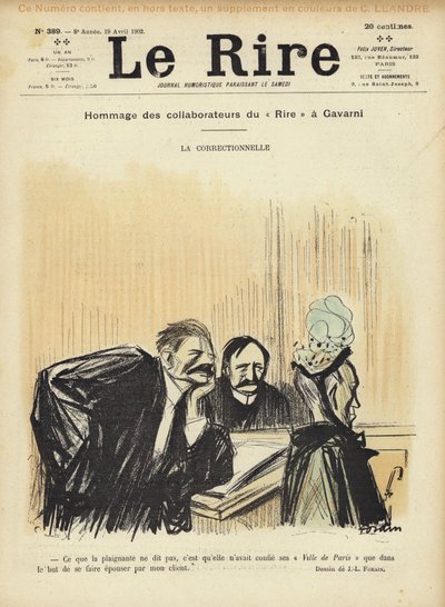 Ilustración para Le Rire de Jean Louis Forain