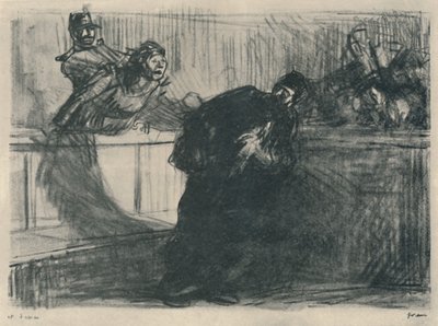 El abogado invectivado, 1919 de Jean Louis Forain