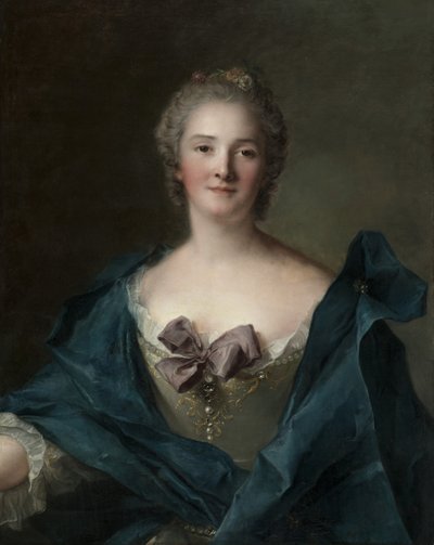 Retrato de una mujer, c.1748 de Jean Marc Nattier