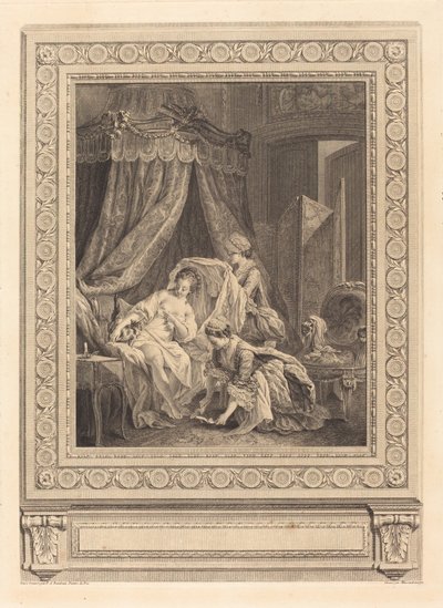 Le lever de Jean Massard after Pierre Antoine Baudouin