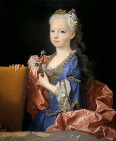 Mariana Victoria de España 1718-1781, 1725 de Jean Ranc