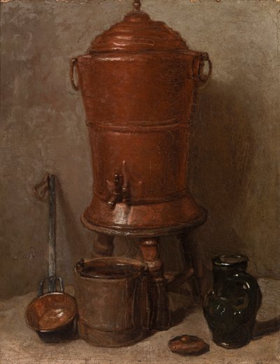 La urna de agua de cobre de Jean Baptiste Simeon Chardin