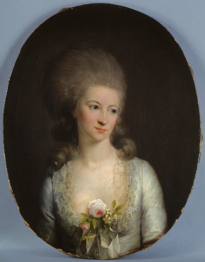 Retrato de Eleonore V. Hennings de Jens Juel