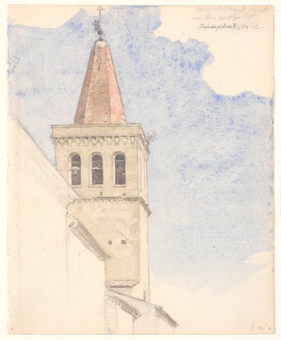 Campanario en Sansepolcro de Joakim Frederik Skovgaard