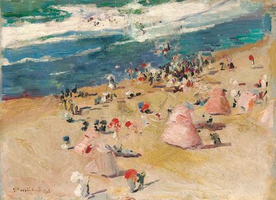 Playa en Biarritz, 1906 de Joaquín Sorolla