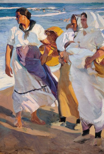 Pescadoras de Valencia de Joaquín Sorolla