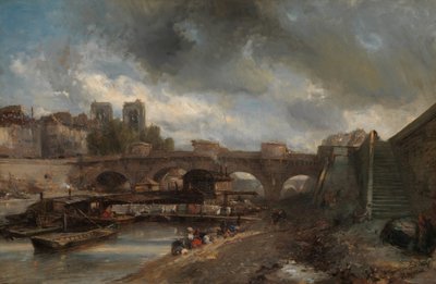 El Pont Neuf, 1849-50 de Johan Barthold Jongkind