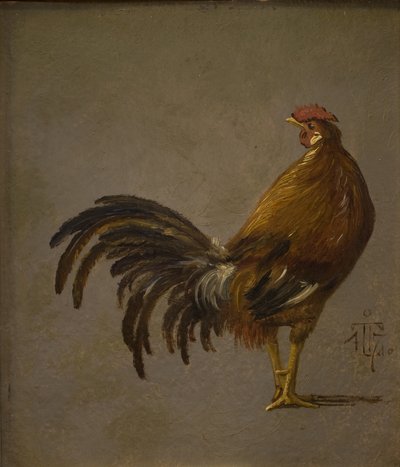 Un gallo de Johan Thomas Lundbye