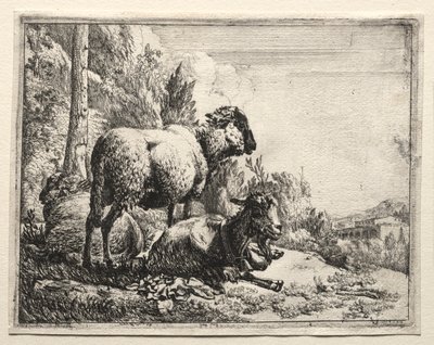 Cabra con campana de Johann Heinrich Roos