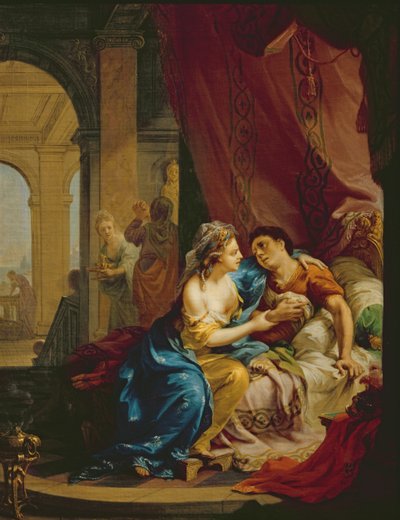 Antonio y Cleopatra, 1774 de Johann Heinrich Wilhelm Tischbein