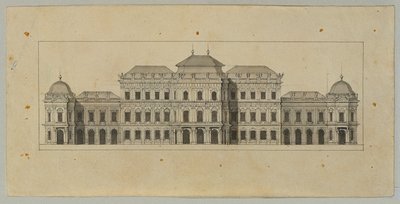 Estudio para el Alto Belvedere de Johann Peter Krafft