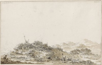 Paisaje de dunas de Johannes Christiaan Schotel