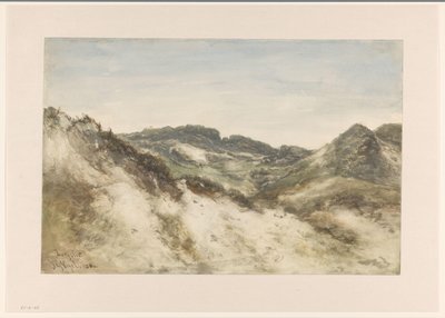 Paisaje de dunas en Zorgvliet de Johannes Gijsbert Vogel