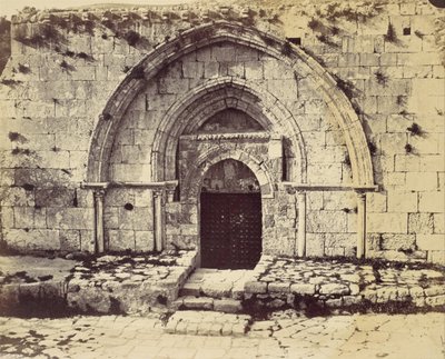 Tumba de la Virgen, Jerusalén, 1860s de John Anthony