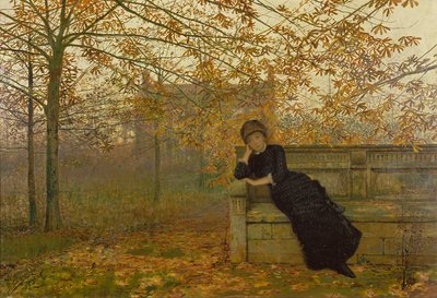 Lamentos de otoño, 1882 de John Atkinson Grimshaw