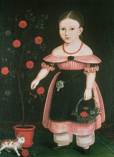 Niña en lavanda, c.1840 de John Bradley