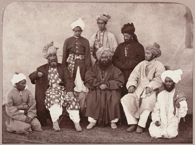 Mohamed Zahir Khan y Aslam Khan, 1879 de John Burke