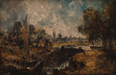 Dedham Lock de John Constable