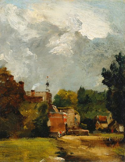 Iglesia de East Bergholt, 1809 de John Constable