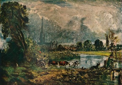 Catedral de Salisbury, c1829. 1911 de John Constable