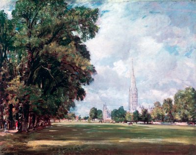 Catedral de Salisbury desde Lower Marsh Close, 1820 de John Constable