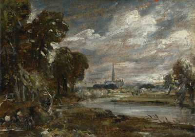 Catedral de Salisbury desde el Río Nadder de John Constable