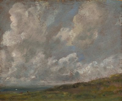 Estudio de nubes sobre un paisaje, c.1821-22 de John Constable