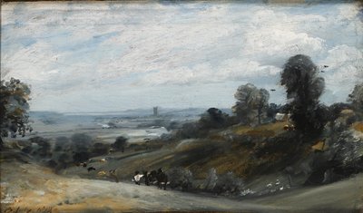 El Valle de Dedham desde Langham de John Constable