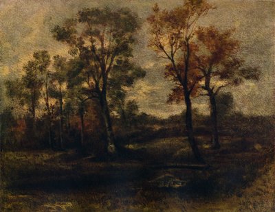 West End Fields, Hampstead de John Constable