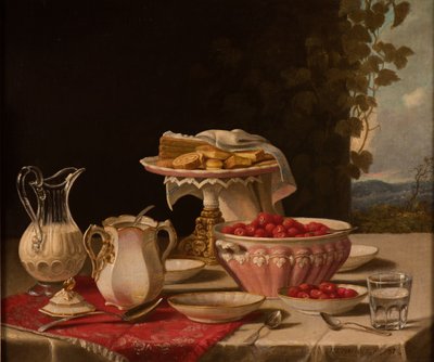 Fresas con crema, 1879 de John F. Francis