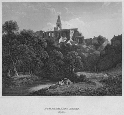 Abadía de Dunfermline, Fifeshire, 1814 de John Greig