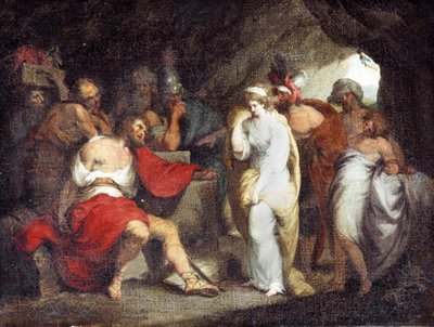 Una doncella cautiva de John Hamilton Mortimer