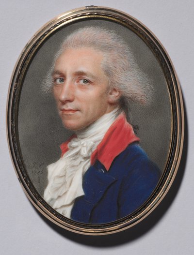 Retrato de un hombre, 1786 de John I. smart