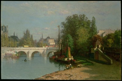 Pont du Carrousel, 1895 de John Joseph Enneking