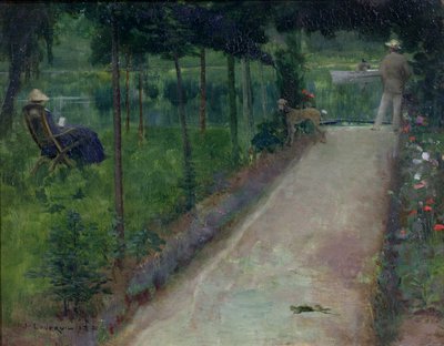 Un Día Gris de Verano, Grez, 1883 de John Lavery