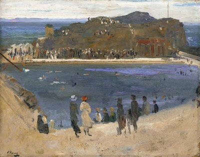 La piscina de baño, North Berwick de John Lavery