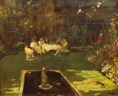 El jardín en Ardilea de John Lavery