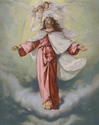 Cristo ascendiendo al cielo de John Lawson