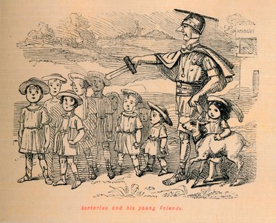 Sertorio y sus jóvenes amigos, 1852 de John Leech